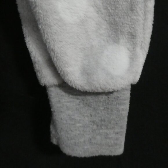 GEORGE | small (7-8) | Fuzzy Fleece Grey Pajama Bottoms W/ White Dots - Picture 9 of 16